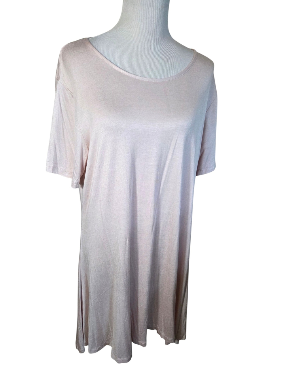 NWT Simply Southern Scoop Neck Tunic - Light Blush Size XL.